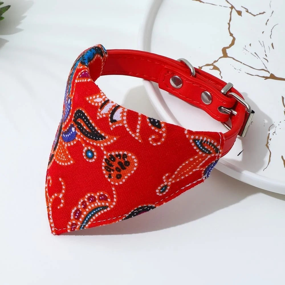 ChicPet Adjustable Bandana Collar – Black