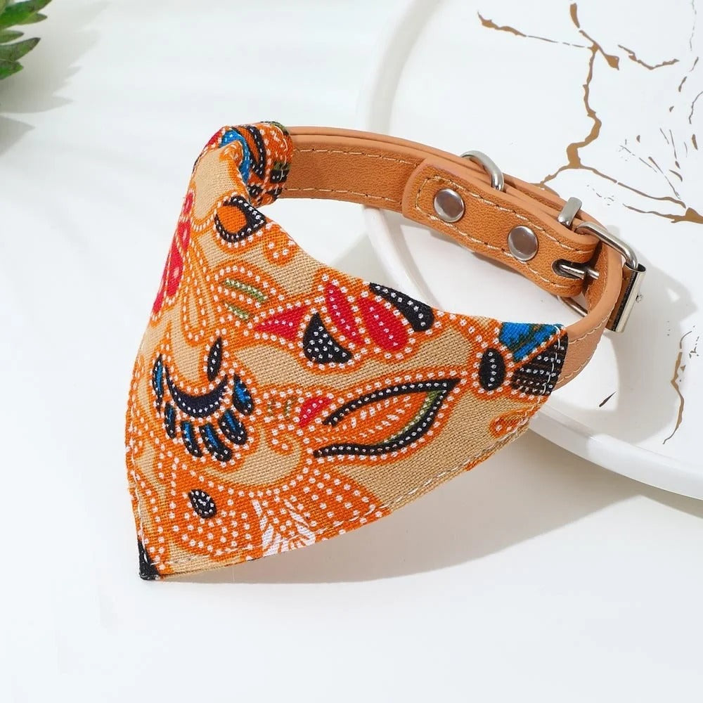ChicPet Adjustable Bandana Collar – Red